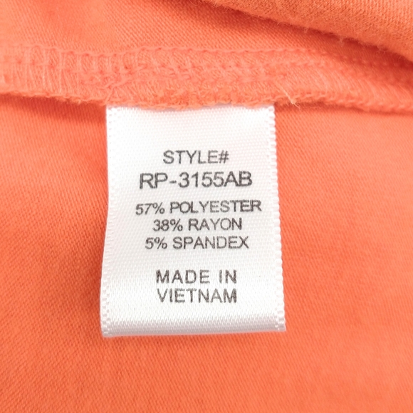 Zenana Sleeveless Jogger Jumpsuit Neon Orange Women's Size Small - Picture 5 of 6